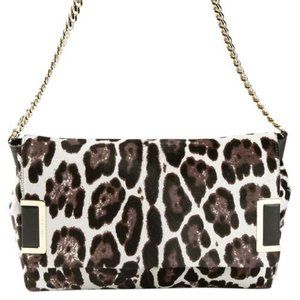 Jimmy Choo Ally Quartz Print Calf Hair Chain Bag